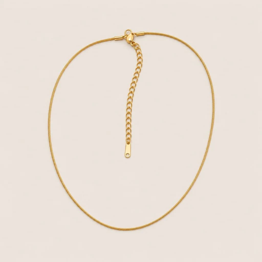 Gold Snake Chain Necklace