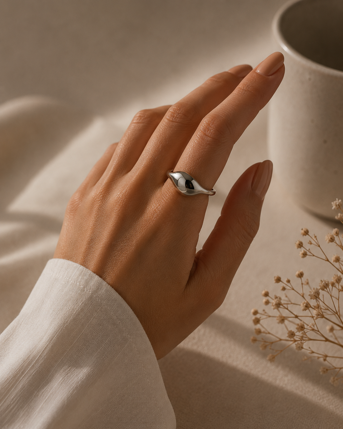Molten Wave Ring