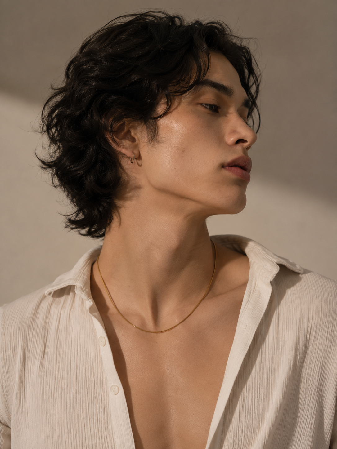 Gold Snake Chain Necklace — 18K Gold Plated Stainless Steel