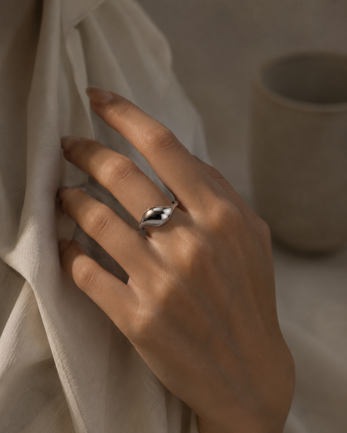 Molten Wave Ring