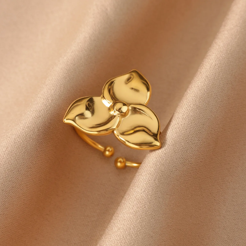 Sun and Moon Bloom Ring