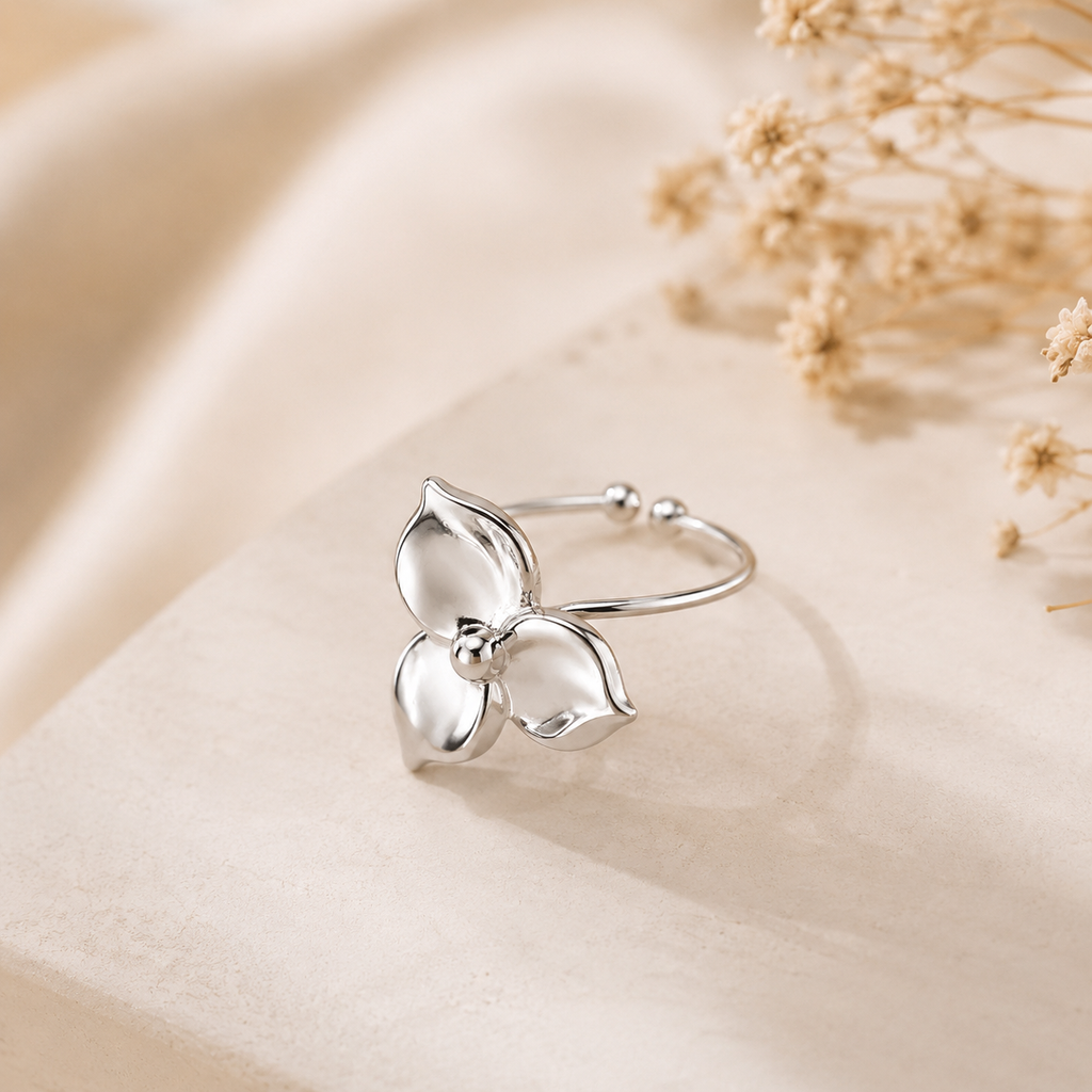 Sun and Moon Bloom Ring