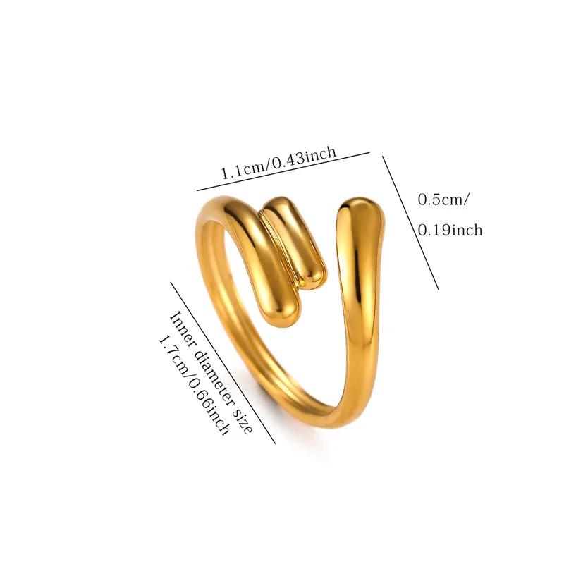 Golden Drop Ring
